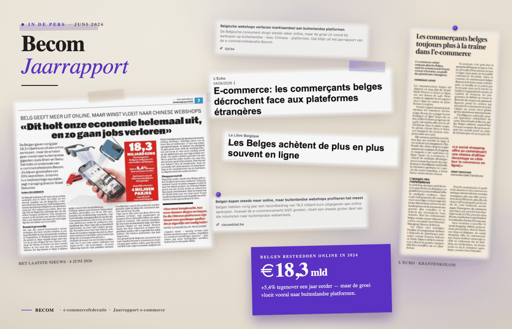 Belgische e-commerce groeit trager, buitenlandse spelers winnen terrein