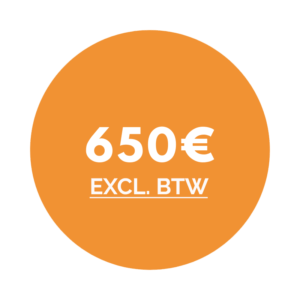 650 euro excl btw